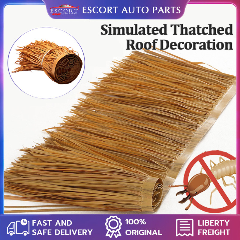 Simulated Thatched Roof Area Decoration Fake Straw Plastic Thatched ...