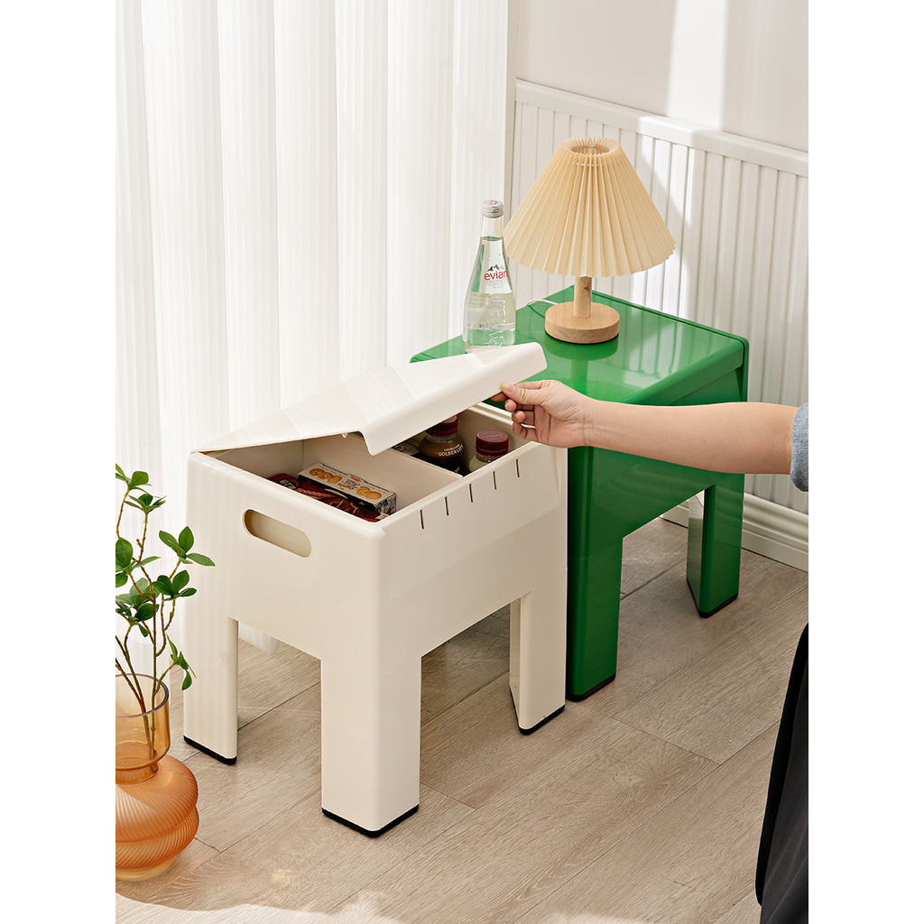 Eisen Langte Storage Storage Stool Household Low Stool Stepping Foot ...