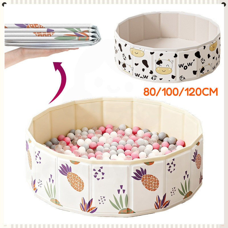 Indoor Outdoor Foldable Round Pool Kid Baby Ocean Ball Pool Playpen ...
