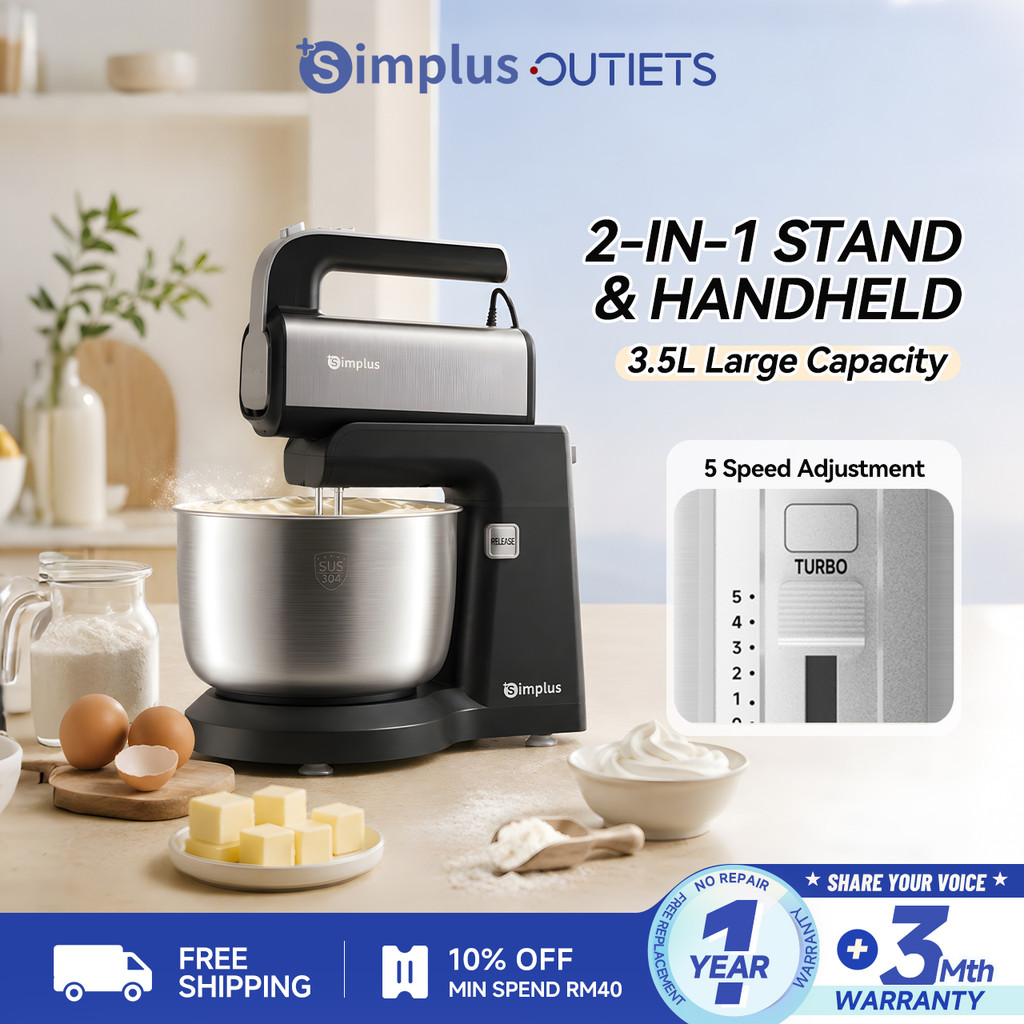 【NEW】 Simplus Electric Multi-Function Mixer | 250W High power | Auto ...