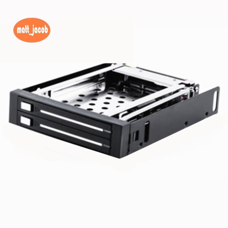 2.5 Inch Floppy Disk Drive Tray 2-Bay Disk Drive SATA for HDD/SSD Hard ...