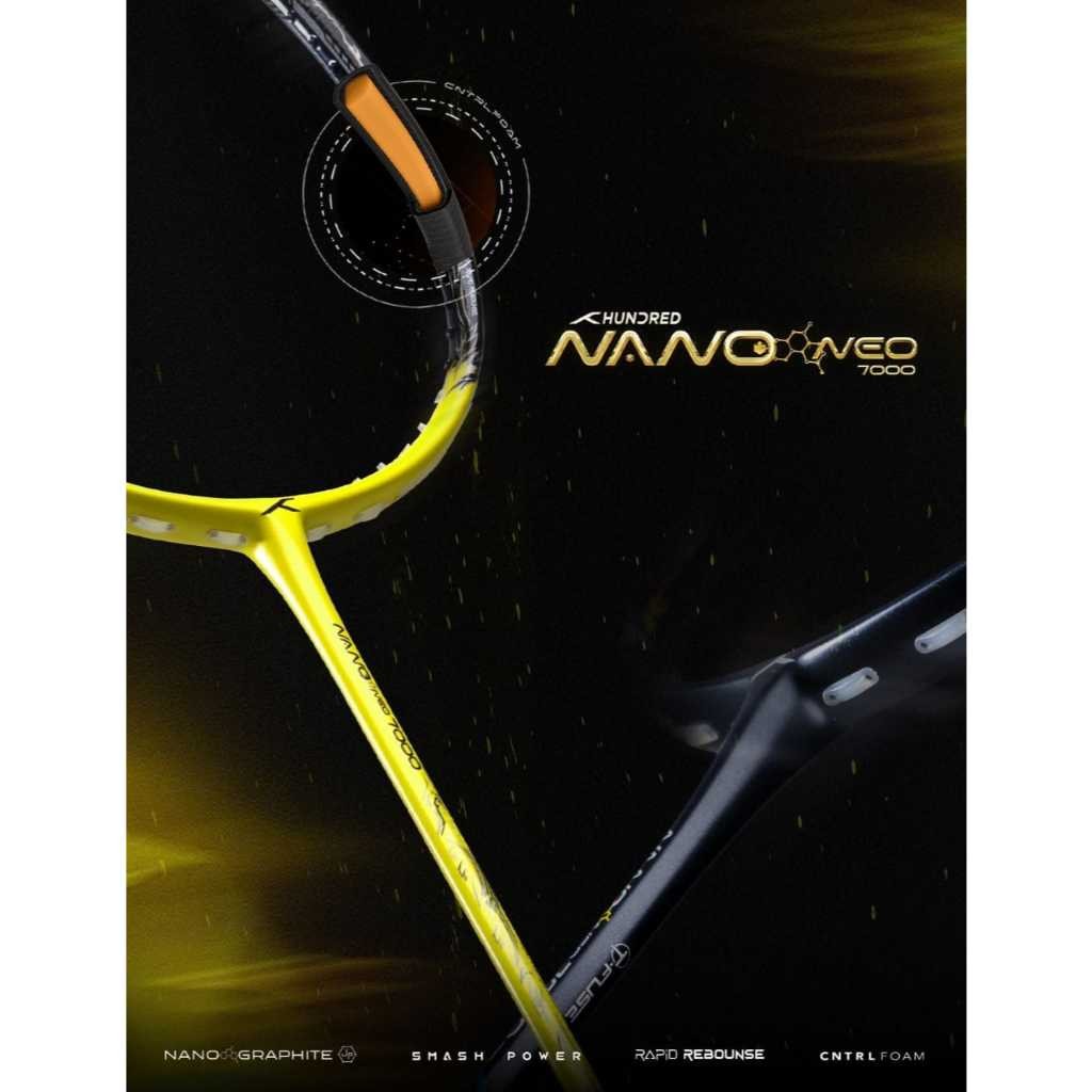 [EXCLUSIVE ONLINE] HUNDRED NANO NEO 7000 4U/5U BADMINTON RACKET ...