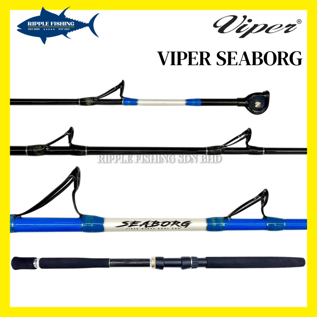 VIPER SEABORG VSB561HS Boat Rod Electric Reel Heavy Bottom Saltwater ...