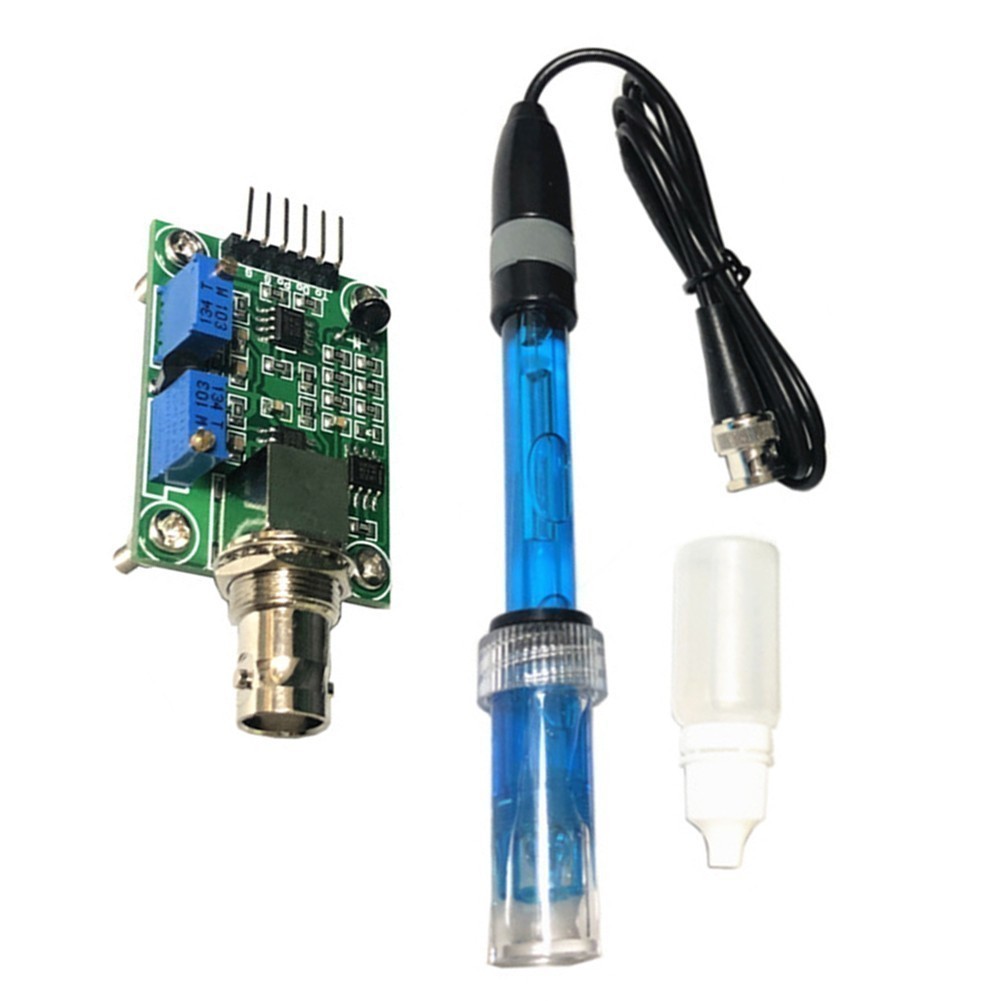 pH Detection Regulator Sensor Module + BNC PH Electrode Probe for ...