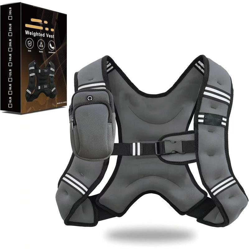 Gilet Lesté – 12 Lbs – Avec Bandes Réfléchissantes – NEUF