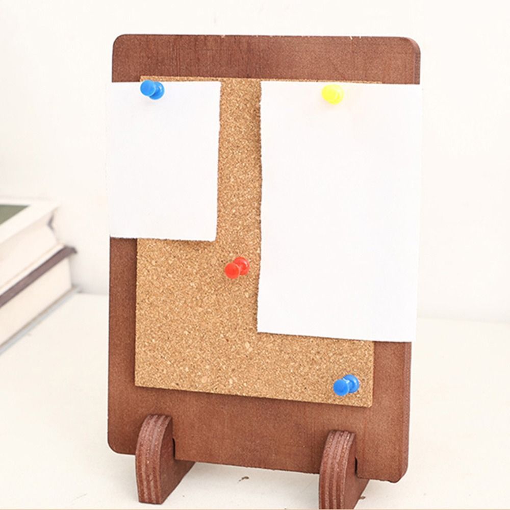 AHOUR Cork Message Board, Multi-Purpose Solid Wood Notice Pin Memo Rack ...
