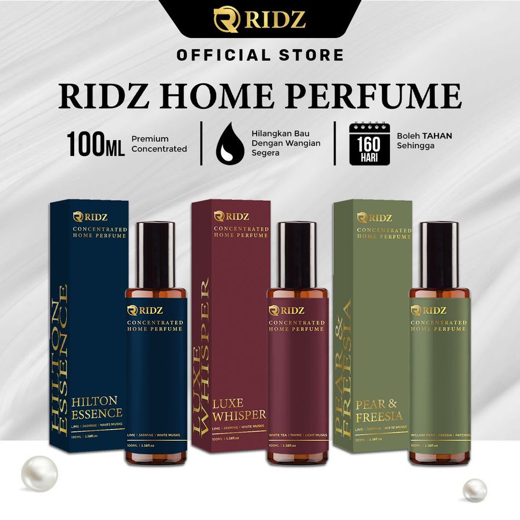 Ridz Home Perfume 100ML Pewangi Rumah Premium Concentrate Anti-Bau ...