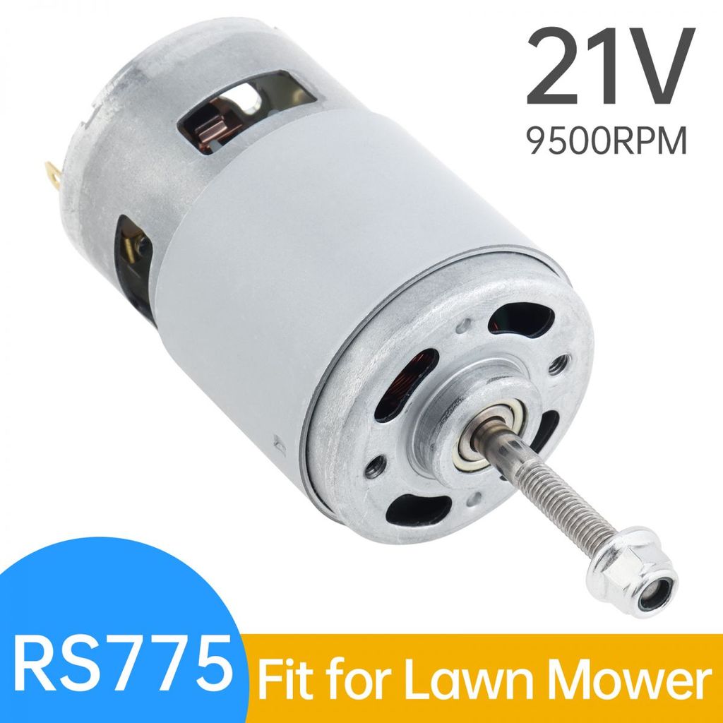 RS775 DC Motor 21V 9500RPM Lawn Mower Motor Assembly Universal Replaces ...