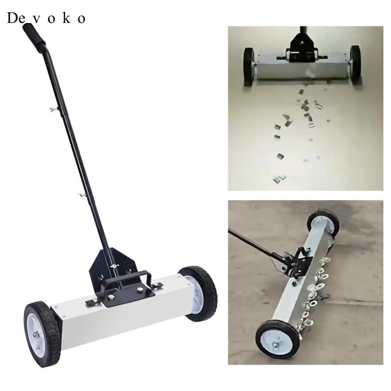 Devoko Pickup Metal Lawn Sweeper Metal Picker Sweeper Metal Sweeper ...