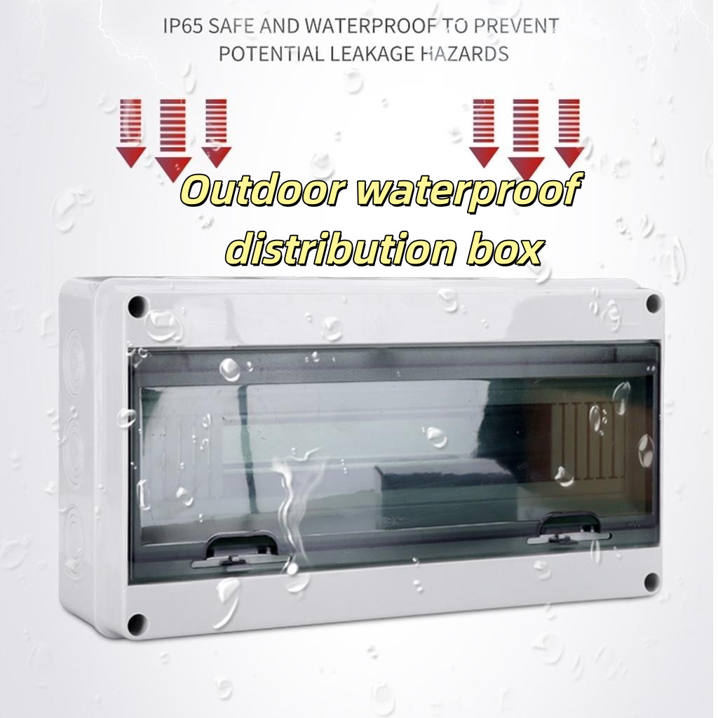 8 Ways IP65 Outdoor Waterproof Electrical Distribution Box Plastic ...