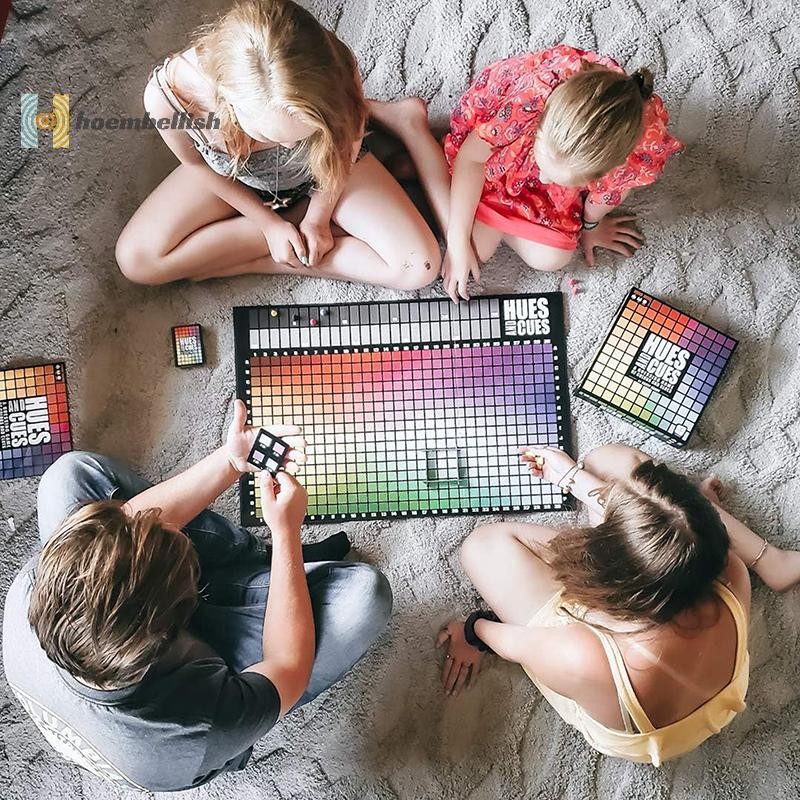 HUES AND CUES Riddle Game Card Toy With Clever Words Colors Clues A Fun ...