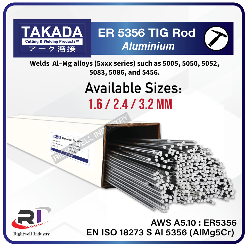 Geka Almg5 Alüminyum Tig Kaynak Teli (Er 5356) - 3.2X1000 Mm - Kaynak Malzemesi
