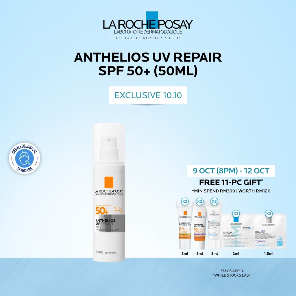 La Roche-Posay Anthelios UV Repair SPF50+ (50ml) - Hydrating Anti-Aging ...