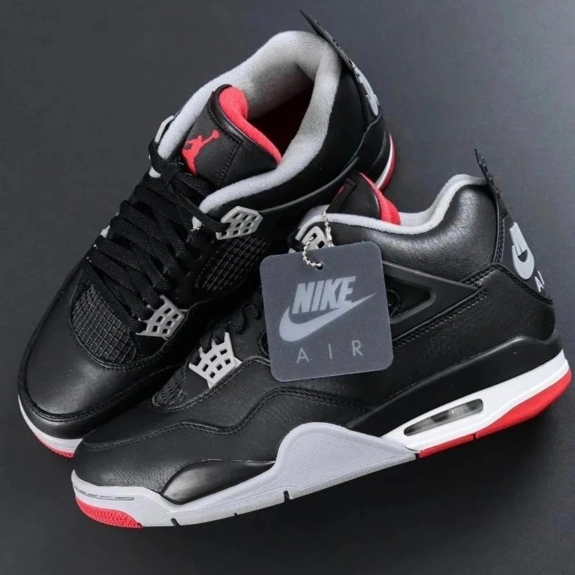 AIR J0RD ** Original Standard 1: 1 Autumn Winter Hot-selling Black Red ...