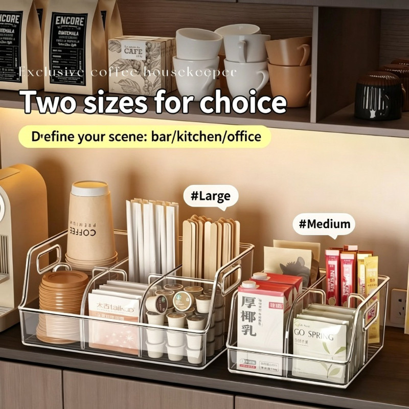 Disposable Paper Cup Holder Storage Rack Transparent PET Desktop ...