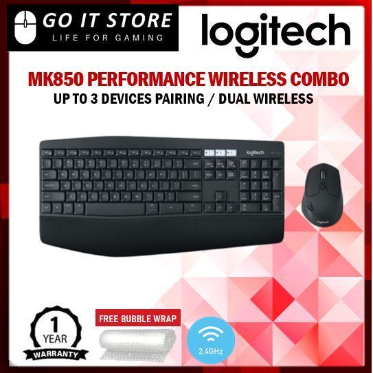 LOGITECH MK850 PERFORMANCE WIRELESS KEYBOARD MOUSE COMBO | Shopee Malaysia