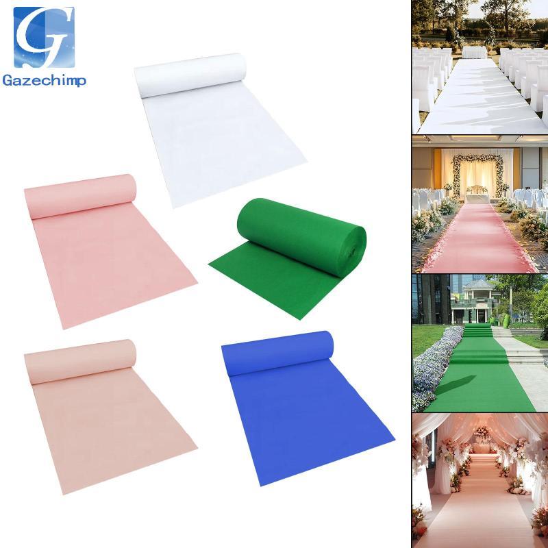 Gazechimp Wedding Aisle Runner Portable Area Rug 32.8ft for Church And ...