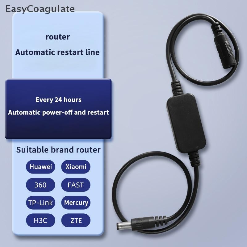 Eas 24H Automatic Power Off Reset 5V-15V Rout-er Rebooter WiFi Reset ...