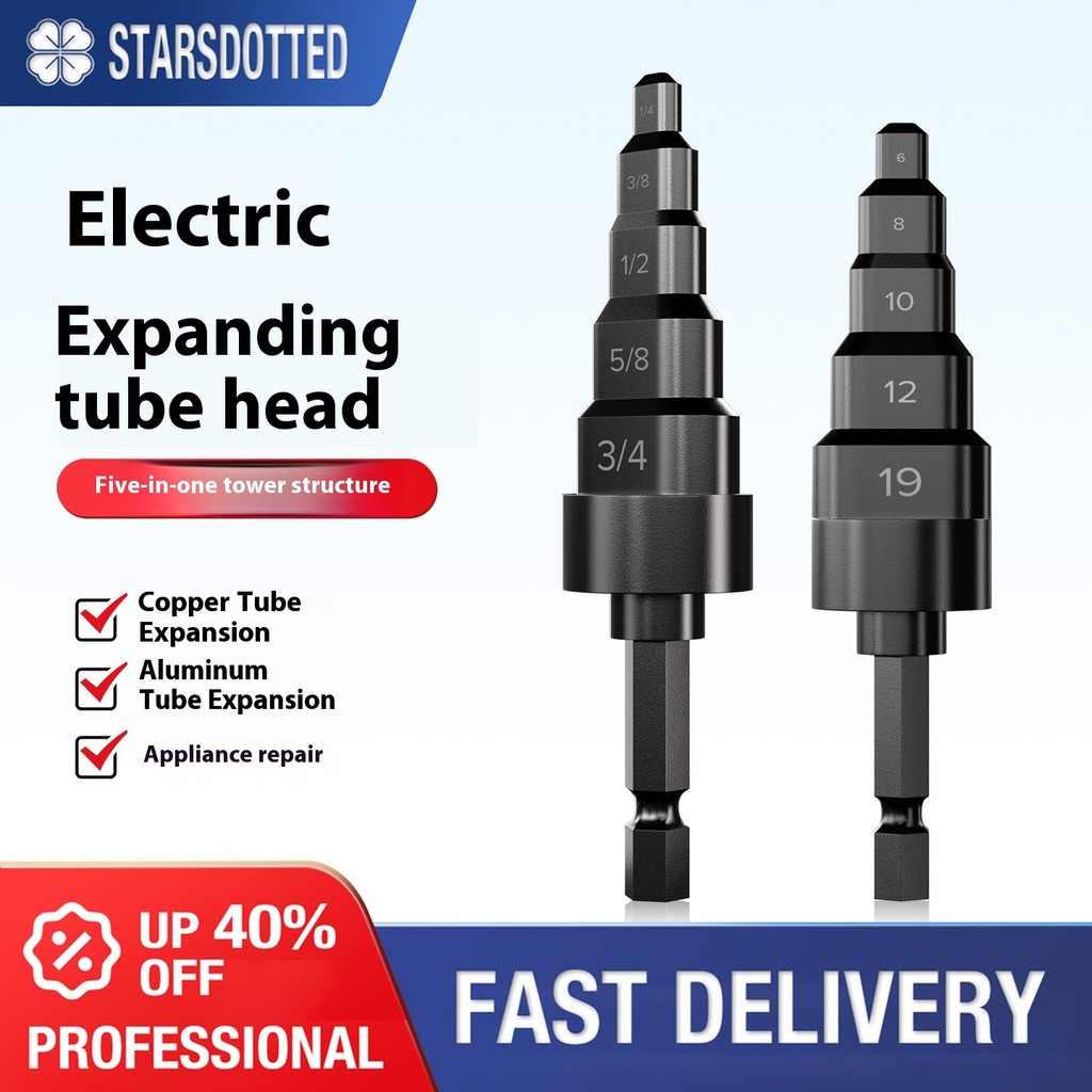 5-in-1 Copper Tube Expanding Drill Bit, Universal Electric Pipe ...