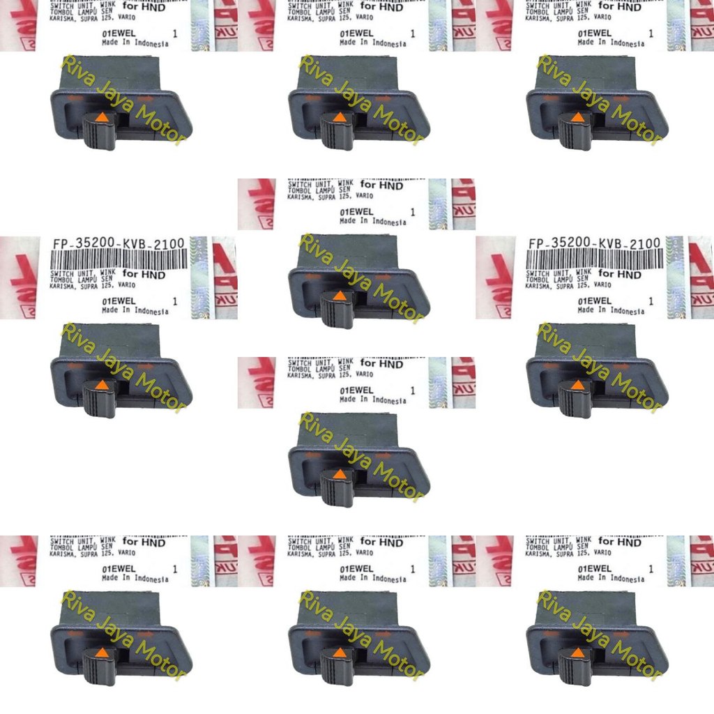 TOMBOL 10 Pcs Turn Signal Switch Buttons for Karisma Supra X 125 Vario ...