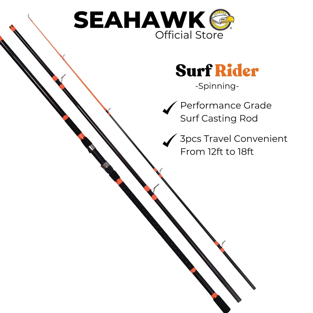 Seahawk SURF RIDER Spinning High Performance Grade Surf Casting Fishing ...