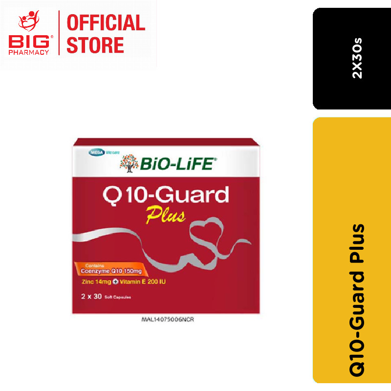 BIO-LIFE Q10-GUARD PLUS 150MG CAP 30SX2 | Shopee Malaysia