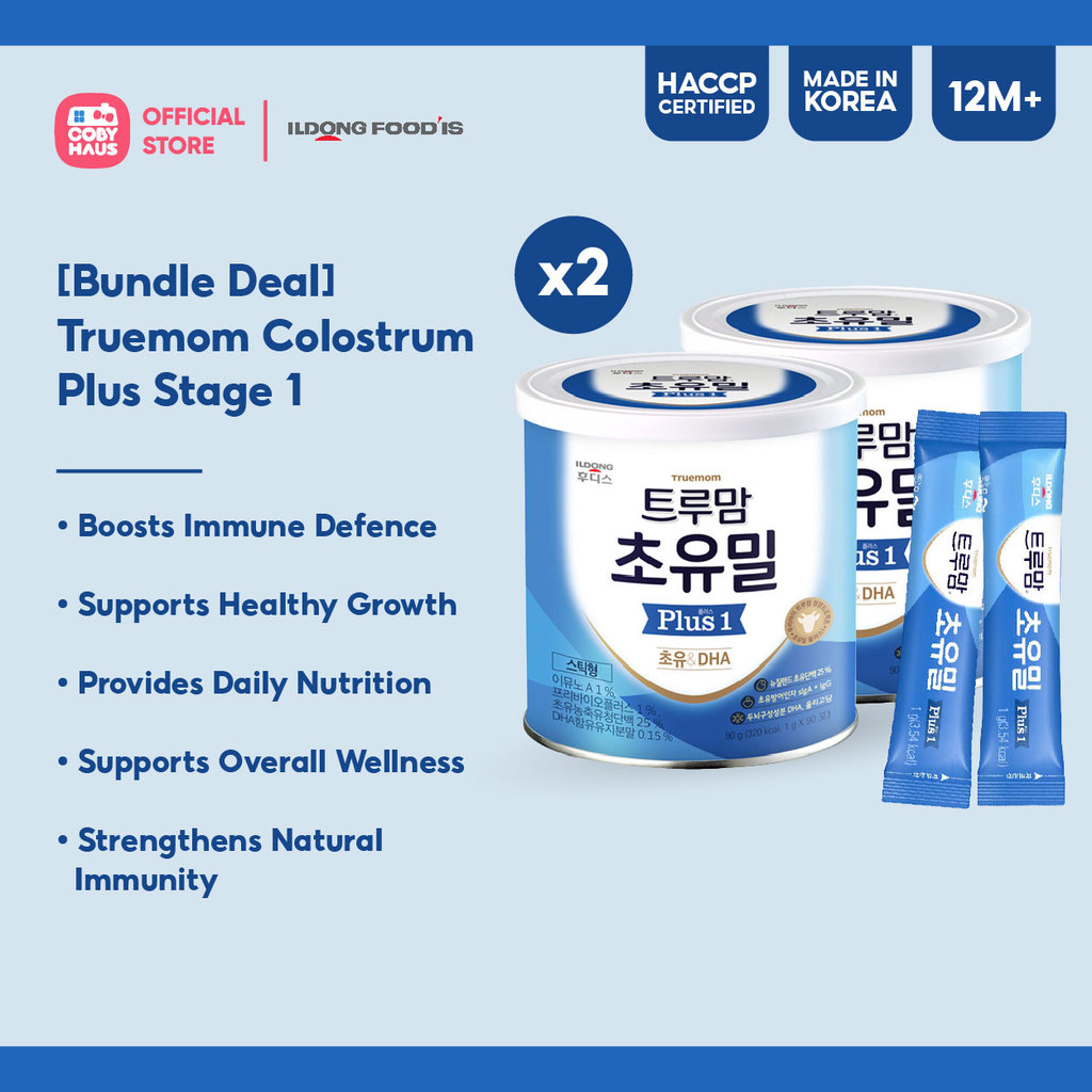[Bundle] Ildong TrueMom 12M+ Colostrum Meal Plus 1 Kids Supplement ...