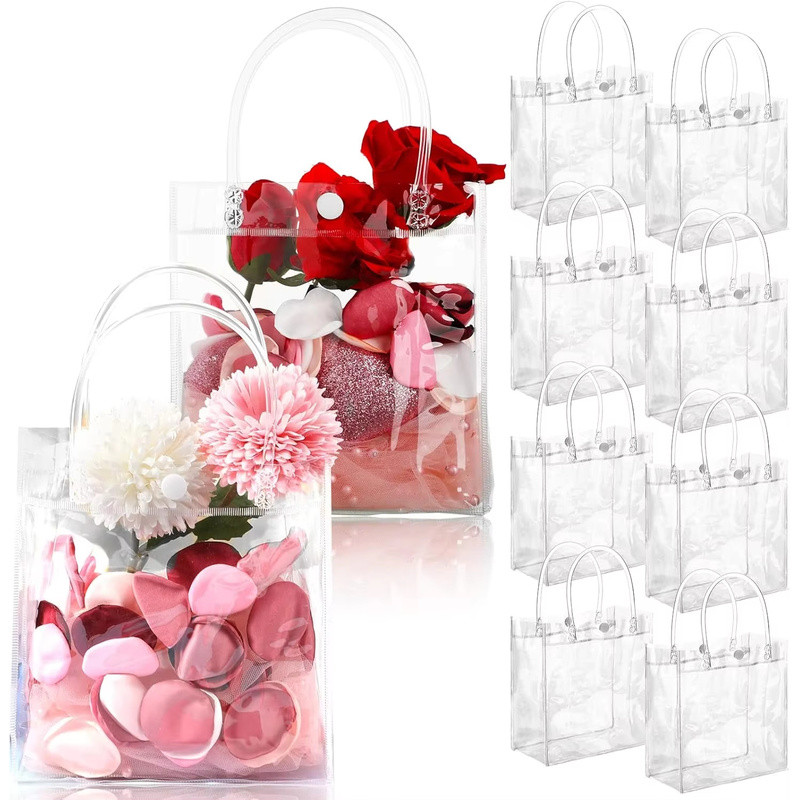 Beg Hadiah Plastik PVC Boleh Digunakan Kembali 30pcs | Shopee Malaysia