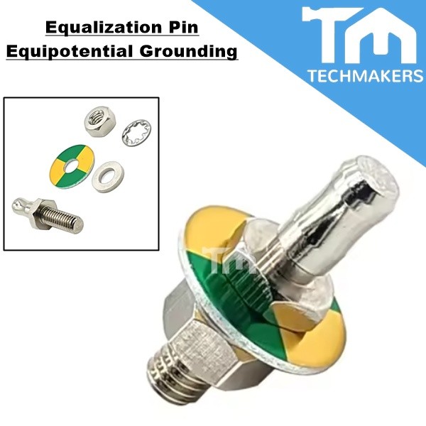 M5 Screw ESD Equalization Pin Equipotential Earth Grounding Terminal Connector for Fixture Test Jig Equipment Ground