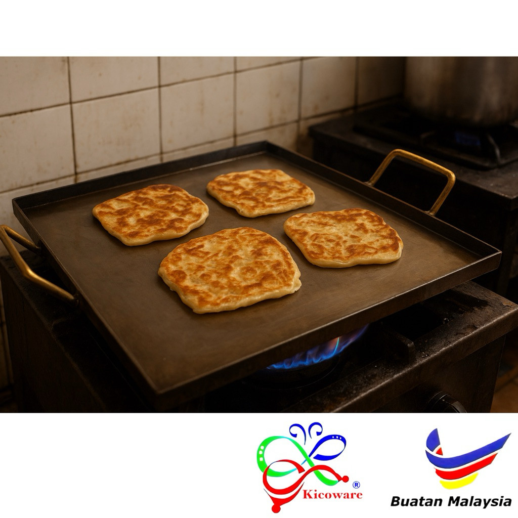 Kuali Besi Petak Hot Plate – Kuali Burger / Kuali Roti Canai / Kuali ...