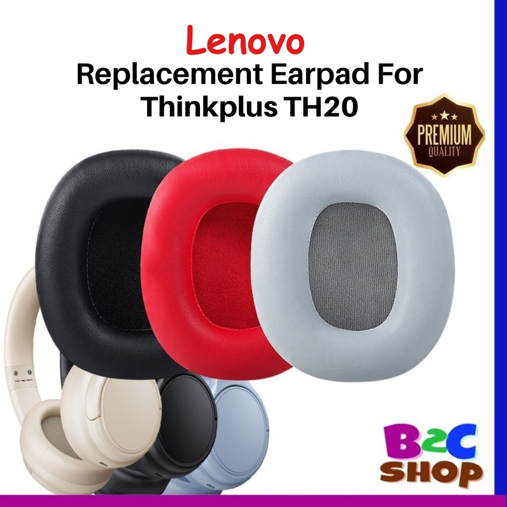 Lenovo Thinkplus TH20 / TH 20 Wireless Headphones Replacement Ear Pads ...
