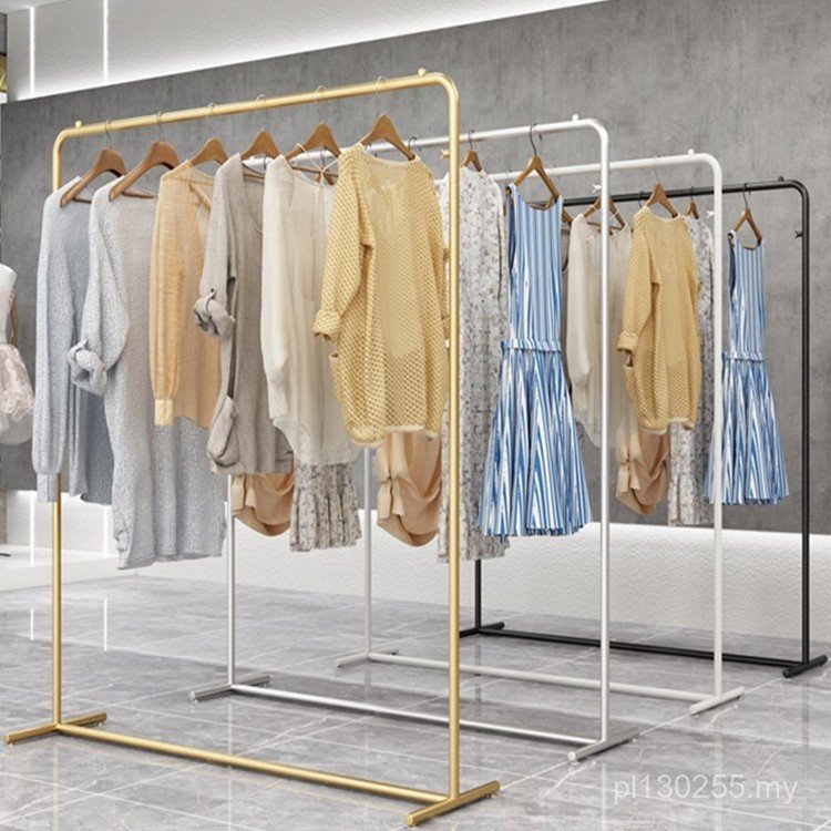 Shelf Side Hanging Golden Women's Clothing Store Children's Clothing ...