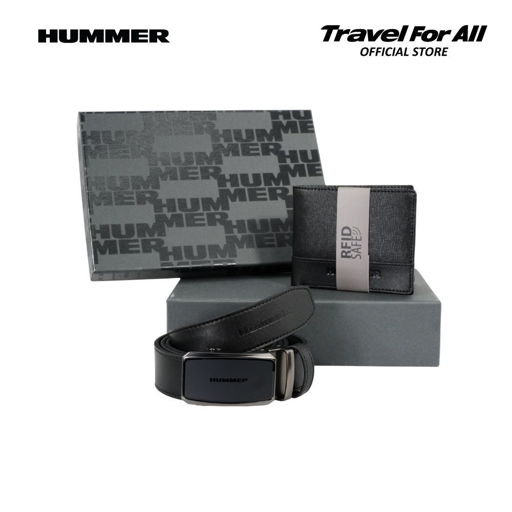 HUMMER MEN'S GIFT SET WALLET+AUTO BELT - 13470532 | Shopee Malaysia