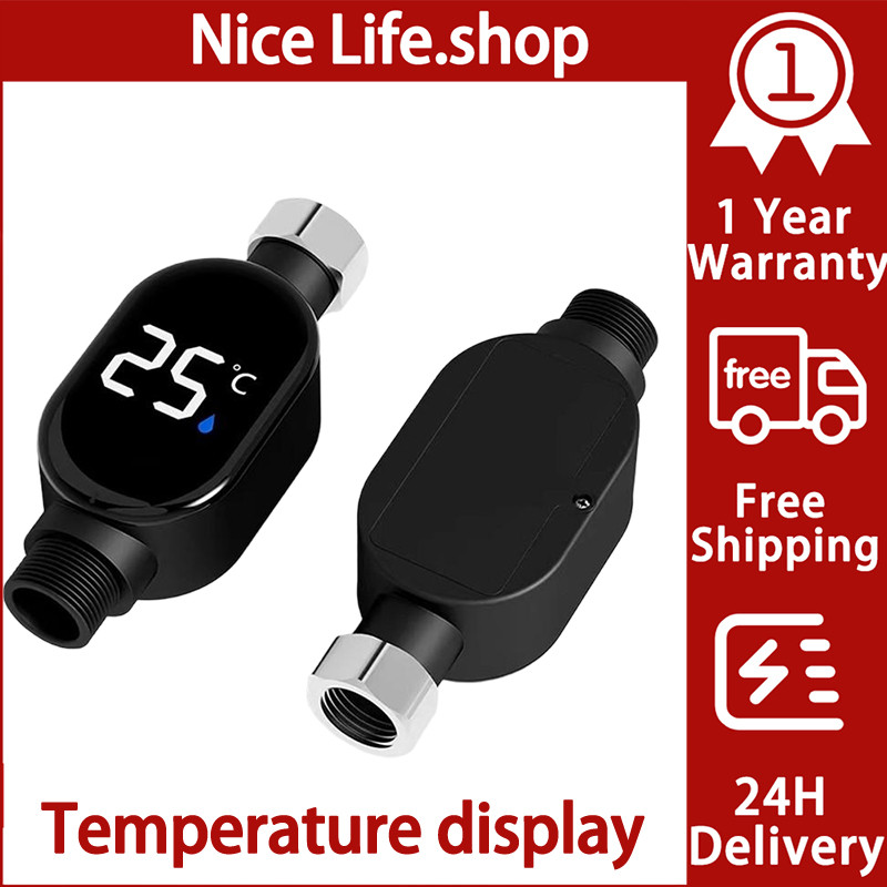 (1 year warranty) LED Display Shower Tap Thermometer Child and Adult ...