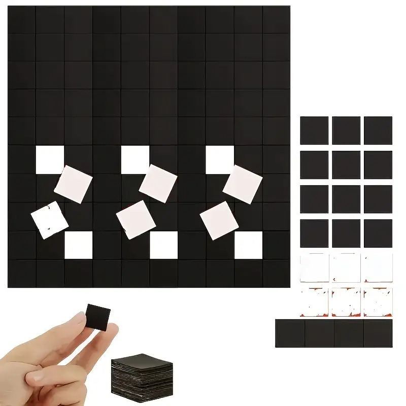 100 Pieces Magnetic Self-Adhesive Mini Magnet, Suitable for DIY Crafts ...