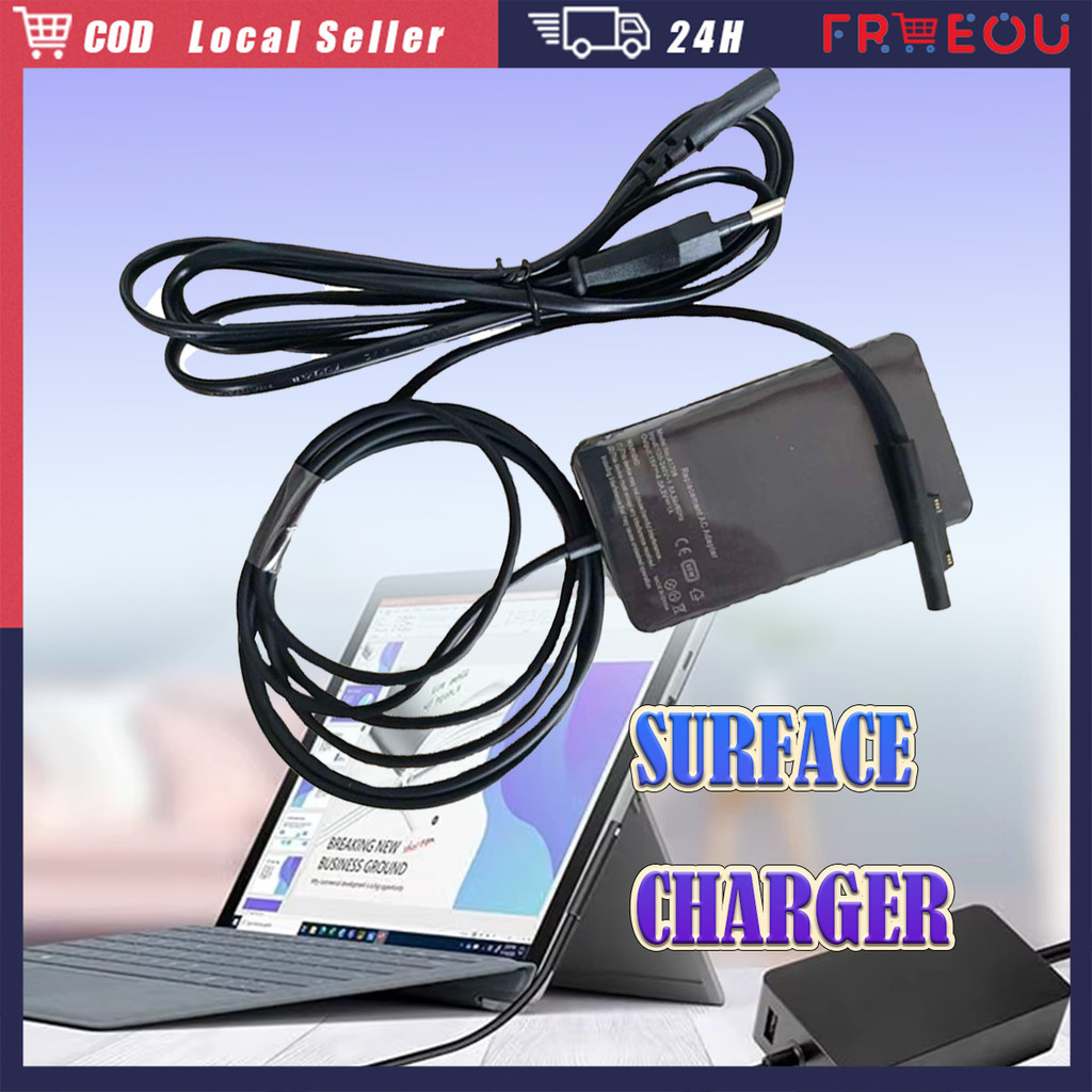 Surface Pro3-7 Charger Magnetic Adapter Microsoft Surface Laptop Book ...