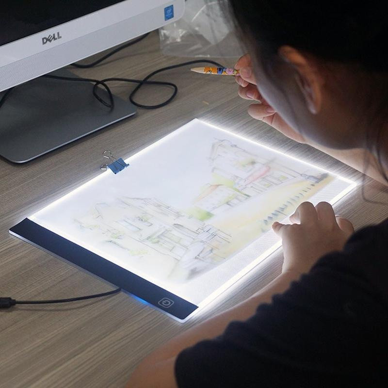 A4 / A3 USB LED Copy Board Light Pad Lukisan Mengesan Tablet Copyboard ...