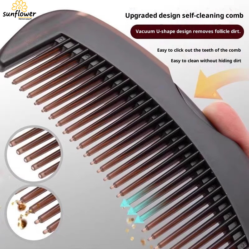 Energy Comb Scalp Hollow Comb Oil Head No-Rinse Hair Massage Remove ...