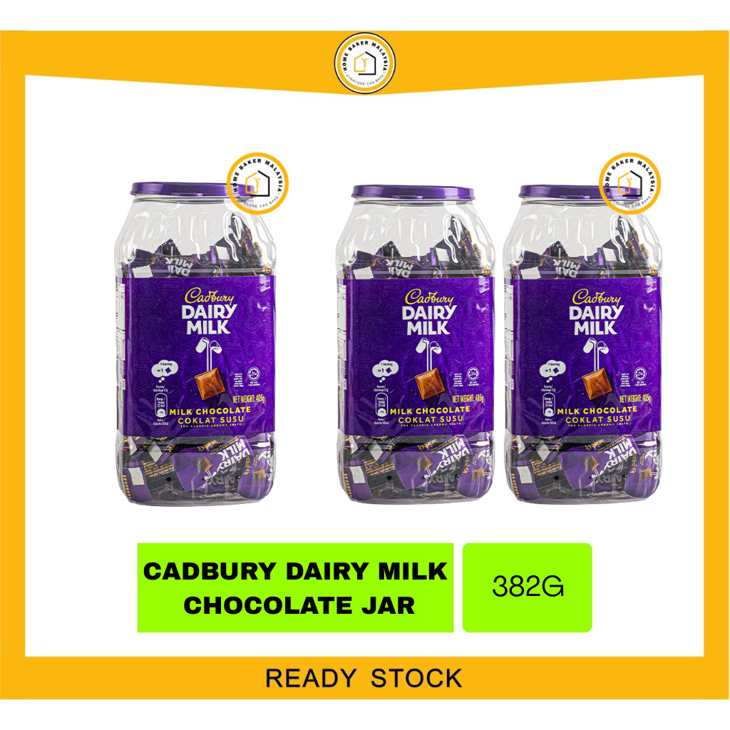 CADBURY DAIRY MILK CHOCOLATE NEAP 1JAR 2JARS (382G x 81PCS+-) - HOME ...