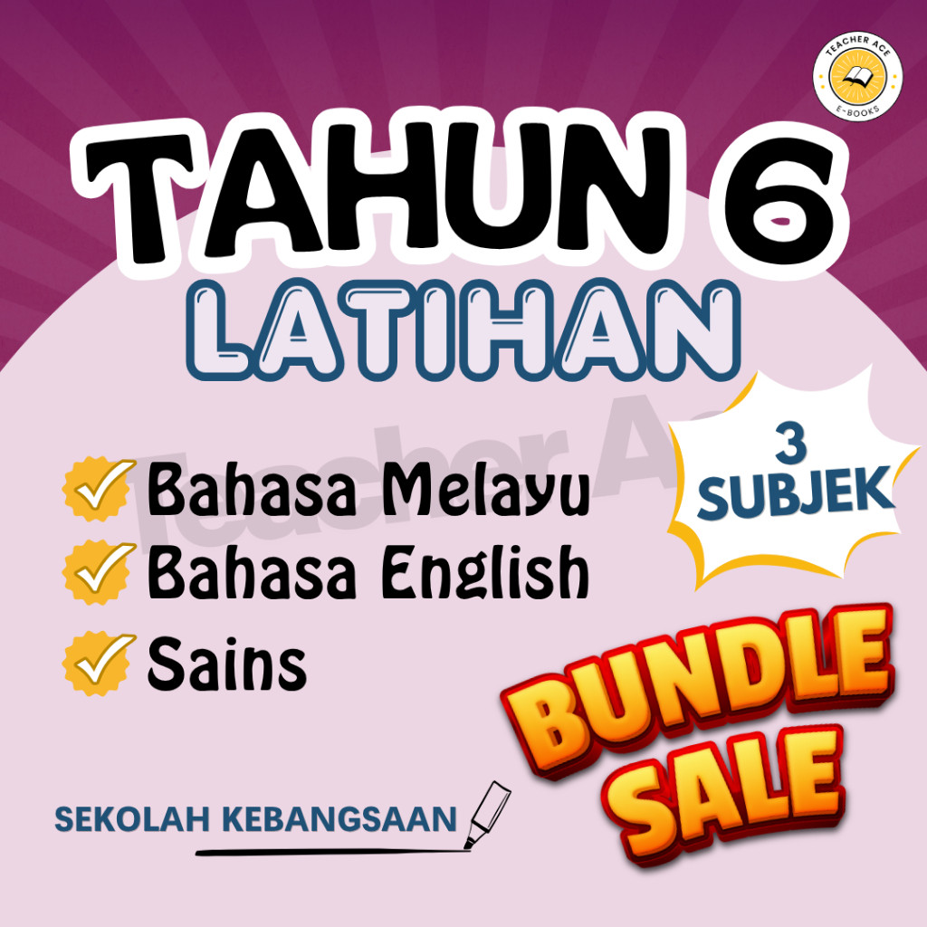 [Softcopy] Combo Buku Latihan Tahun 6 Standard 6 Exercise Book English ...