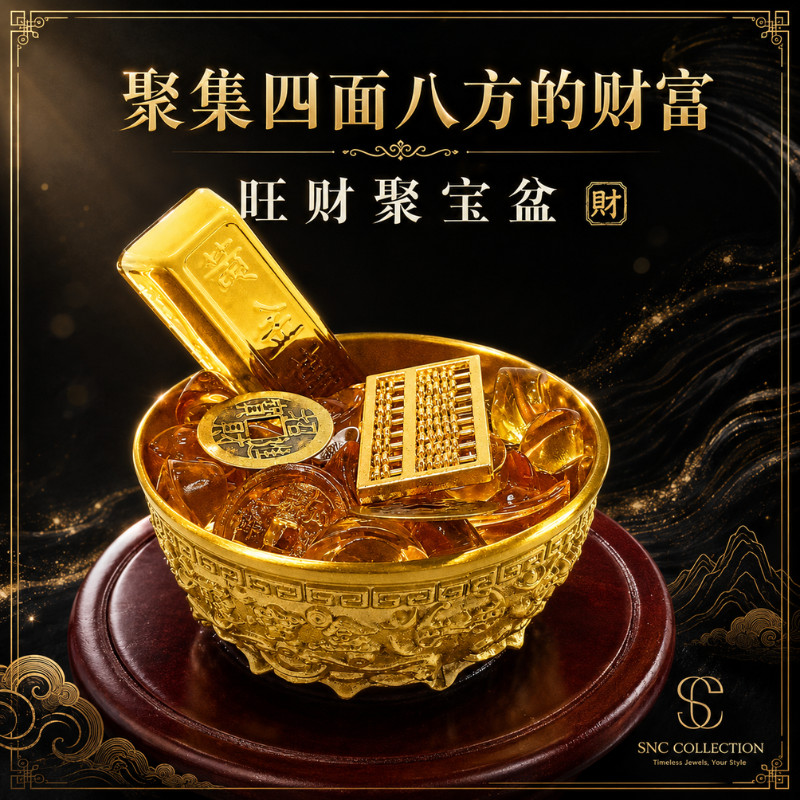 SNC】<旺财.聚宝盆> 平安财富好运<Wangcai.Cornucopia> Peace, wealth