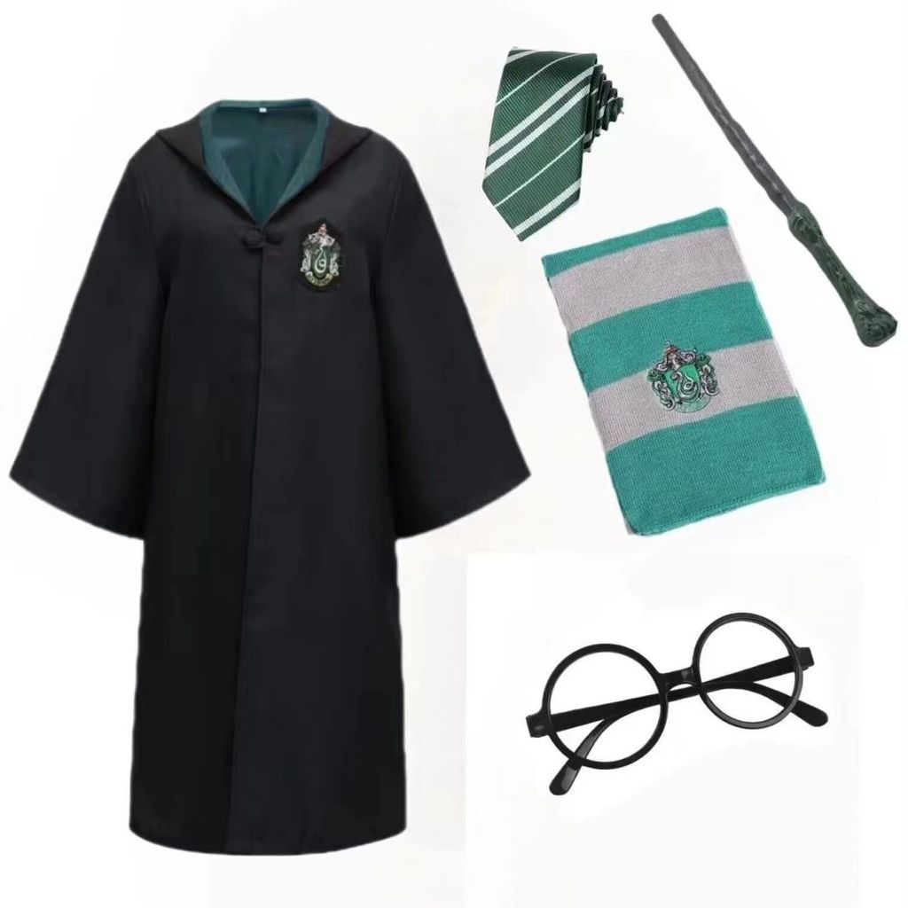 哈利波特服装魔法袍cosplay魔法披风表演儿童学院万圣节Harry Potter Costume Magic Robe ...