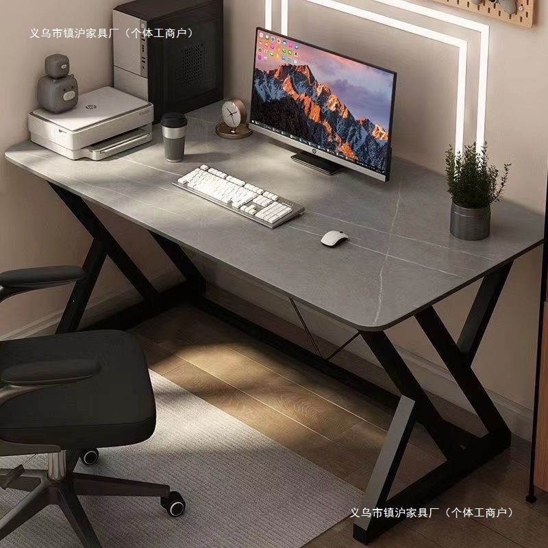 Thickened Sintered Stone Gaming Desk, Computer Study Table, Simple Home ...