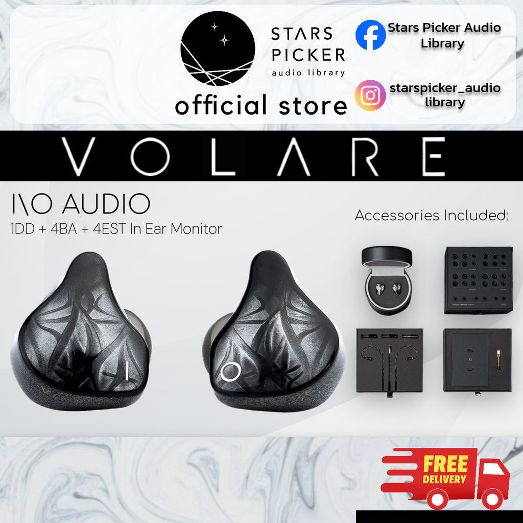 IO Audio IOAudio Volare Flagship In Ear Monitor 1DD + 4BA + 4EST ...