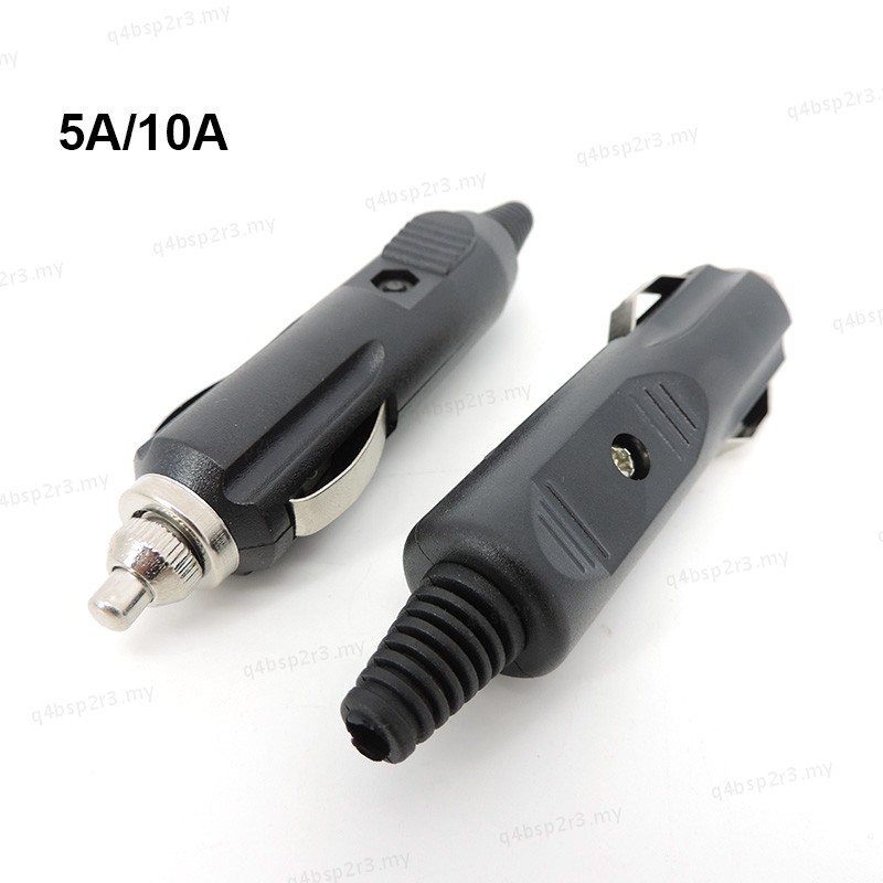 12V 5A 10A High Power power Car Chargers Lighter male Socket Plug ...