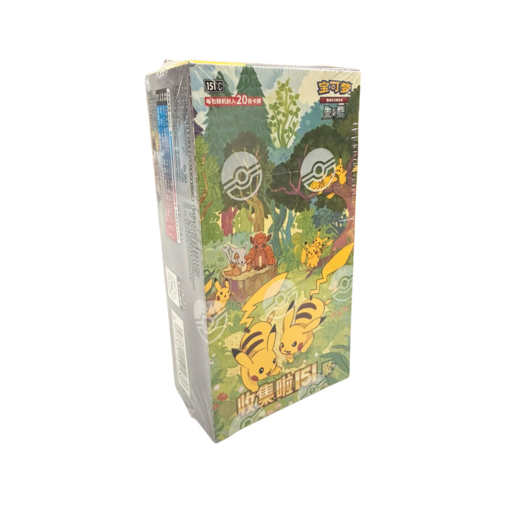 Pokemon TCG: 151 Vol.4 朱&紫宝可梦集换式卡牌游戏收集啦151 聚