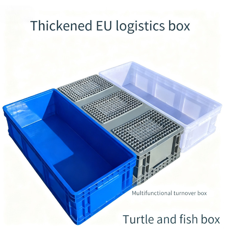 EU Logistics Box Thickened Plastic Rectangular Crate Non-Airtight ...