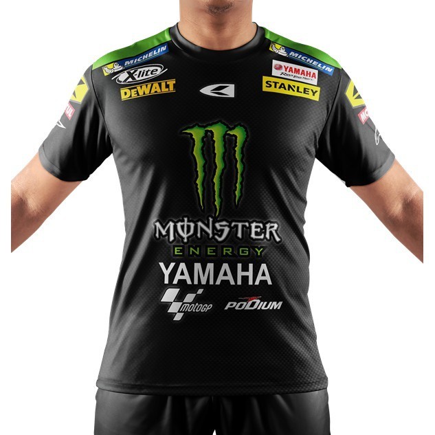 YAMAHA T-Shirt Moto GP Racing Sports TECH 3 | Shopee Malaysia