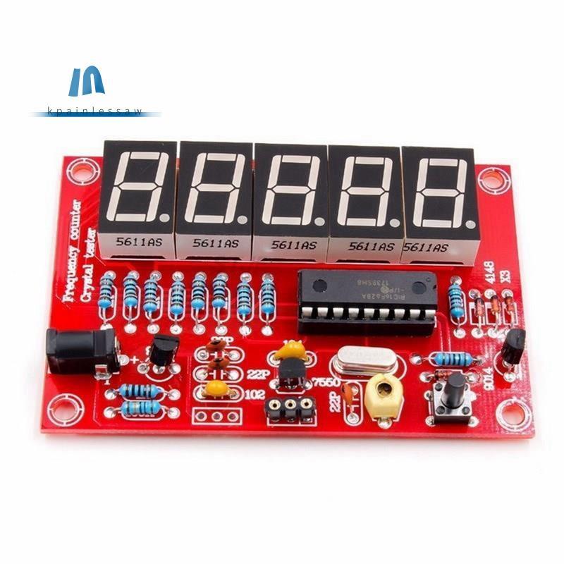 DIY Digital LED Frequency Counter 1Hz-50MHz Crystal Oscillator Meter ...