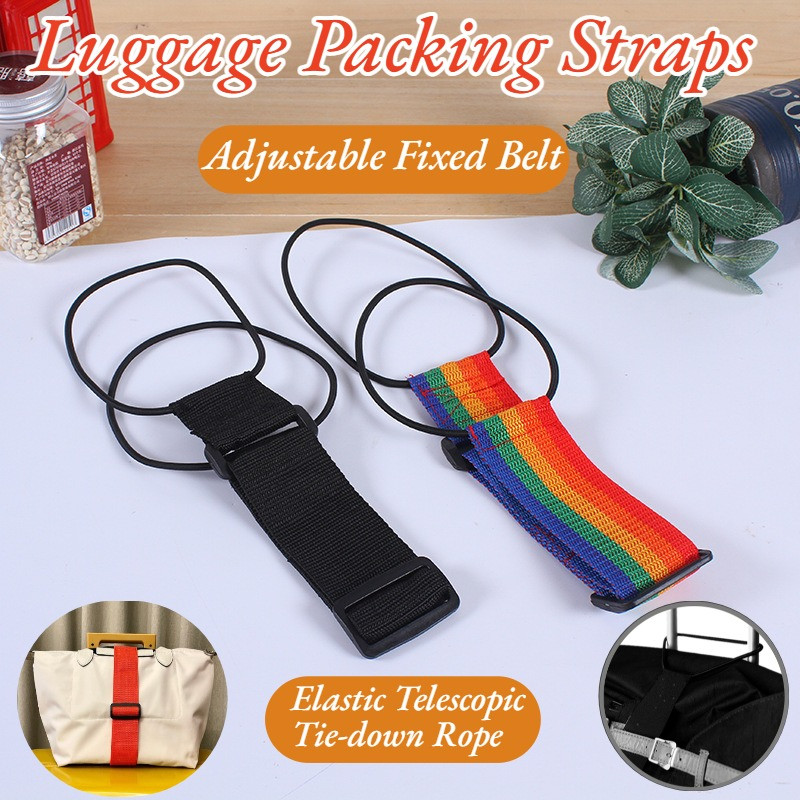 1/2 PCS Portable/Effortless Luggage Packing Straps/Adjustable Securing ...